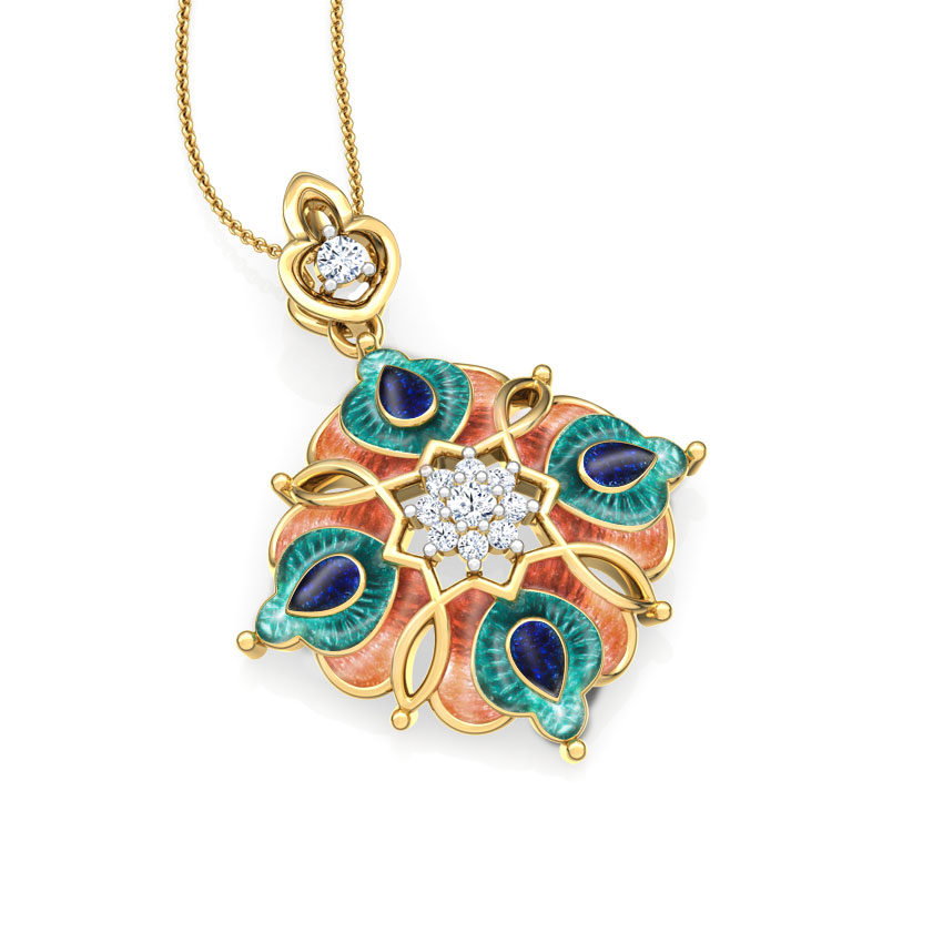 Ziya Floral Diamond Pendant