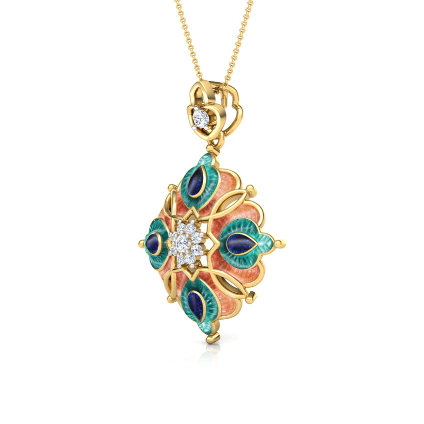 Ziya Floral Diamond Pendant