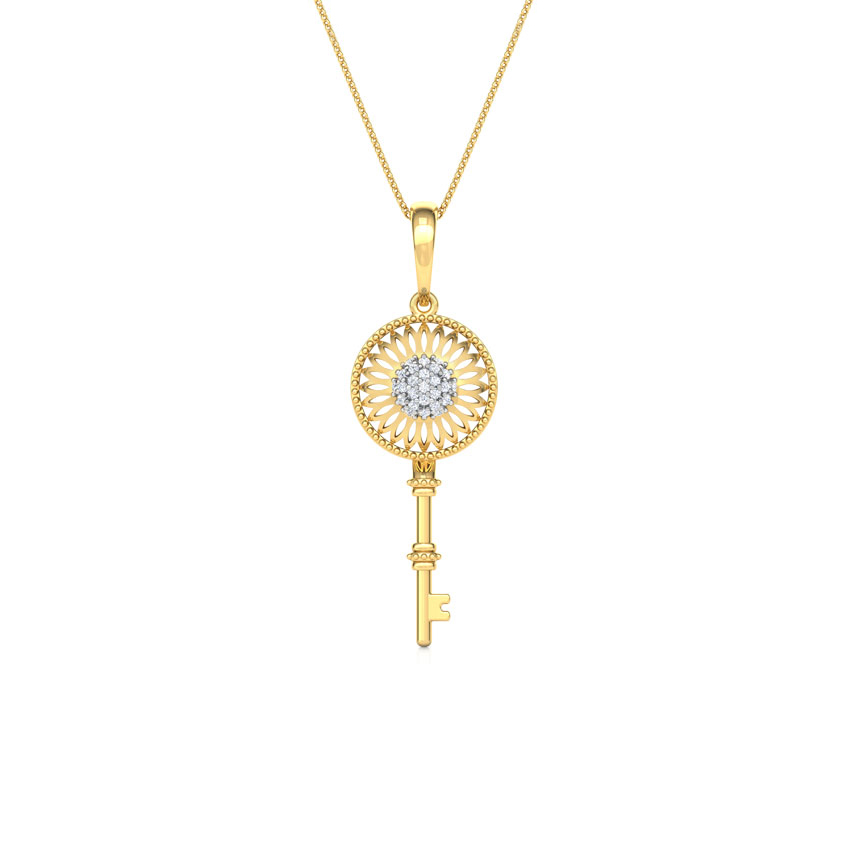 Lattice Key Pendant