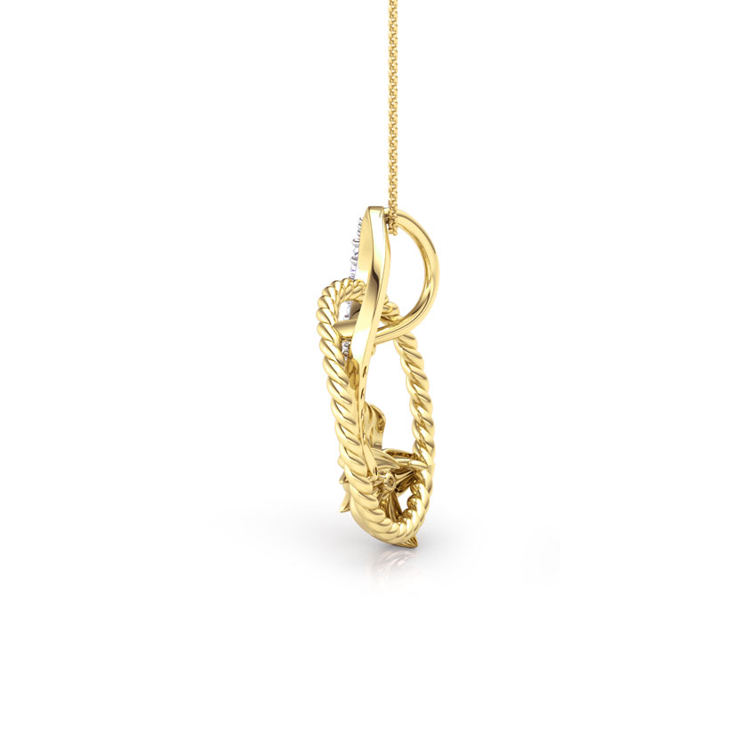 Gaura Floret Diamond Pendant