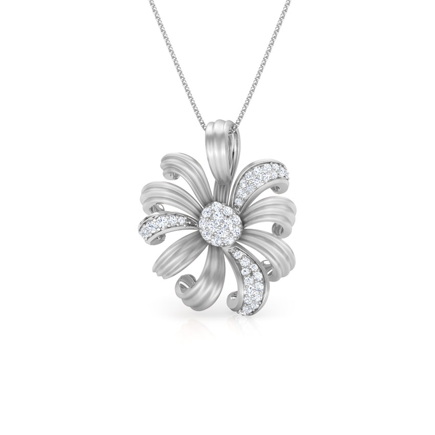 Daisy Bloom Diamond Pendant