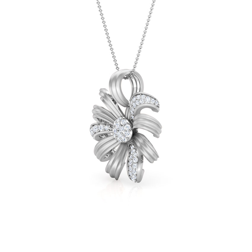 Daisy Bloom Diamond Pendant
