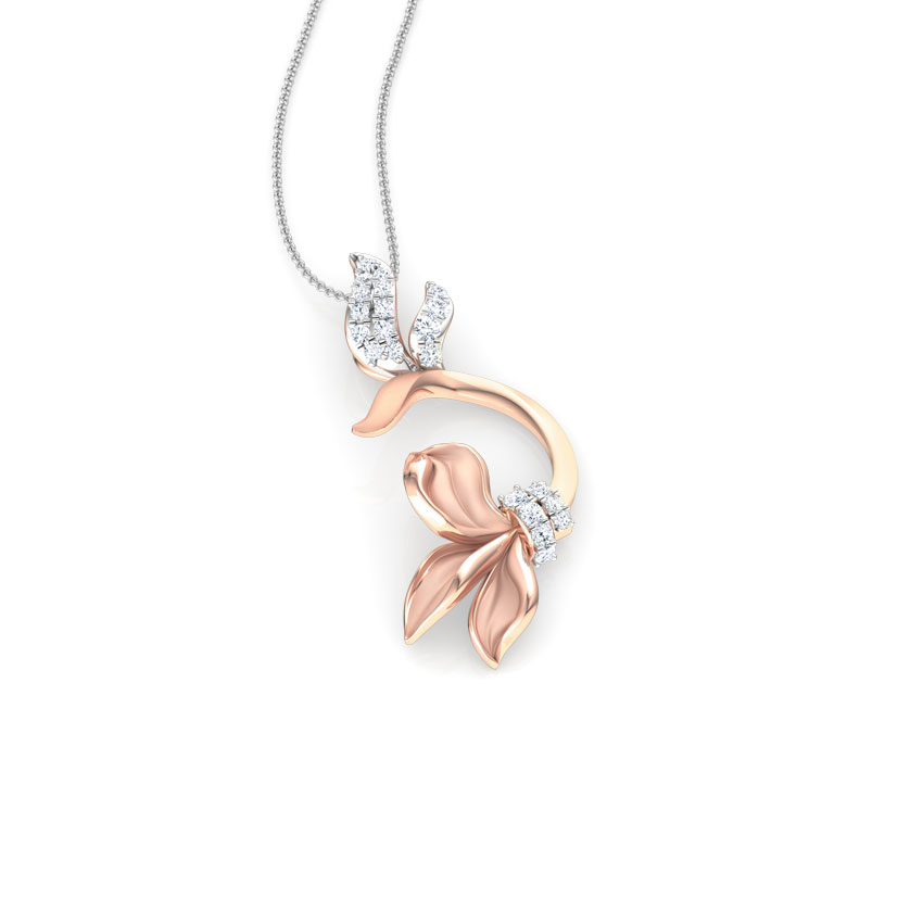 Snowdrop Floret Diamond Pendant