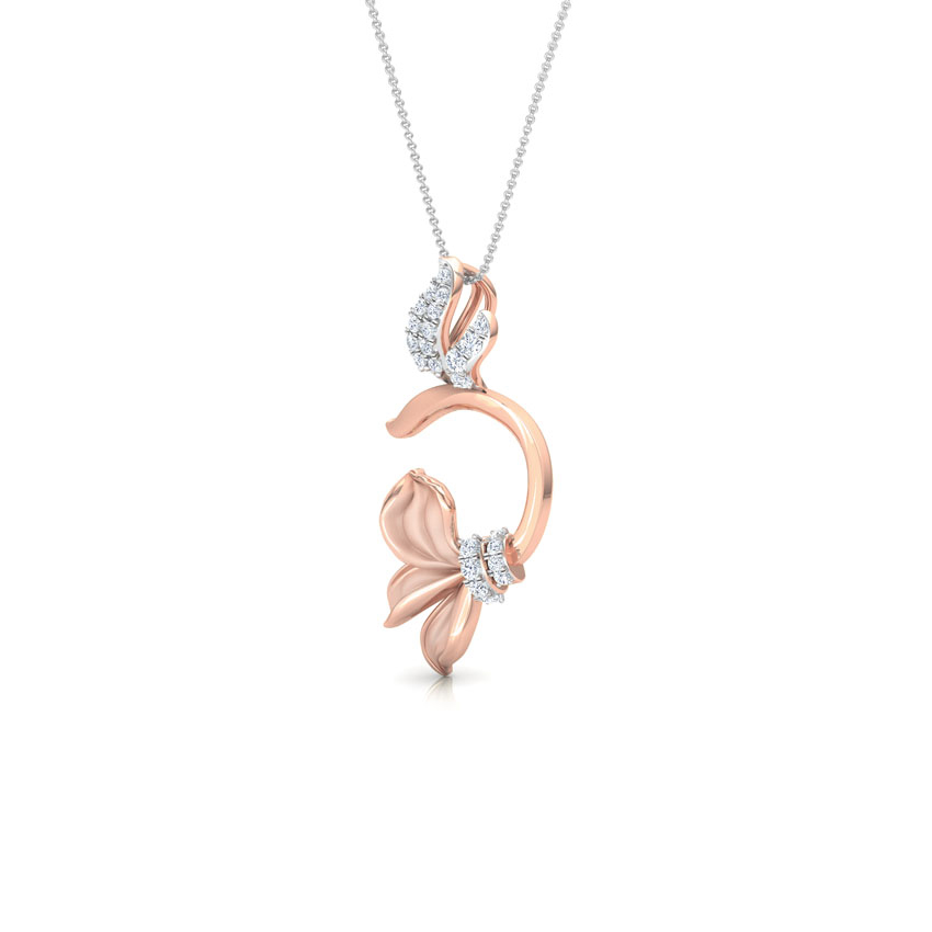 Snowdrop Floret Diamond Pendant
