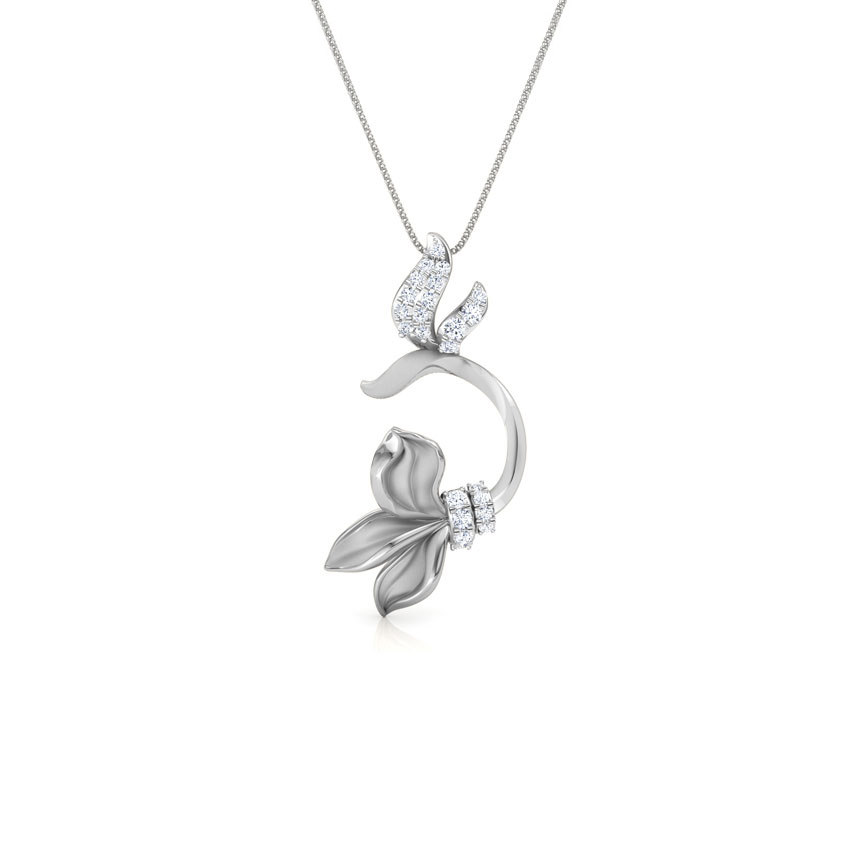 Snowdrop Floret Diamond Pendant Snowdrop Floret Diamond Pendant