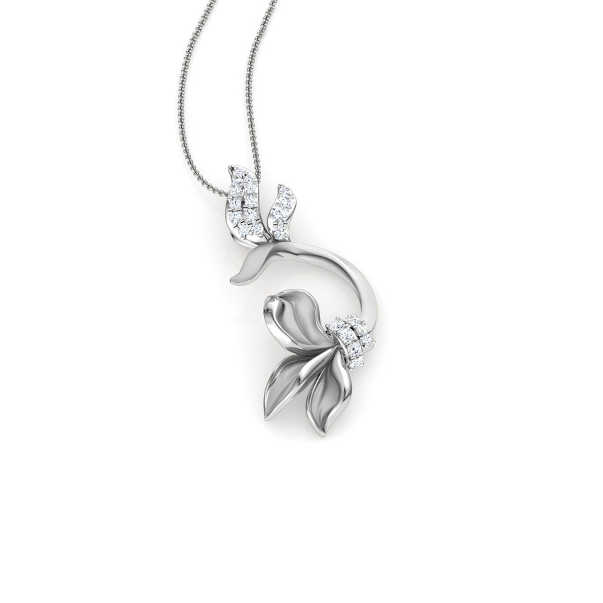 Snowdrop Floret Diamond Pendant Snowdrop Floret Diamond Pendant