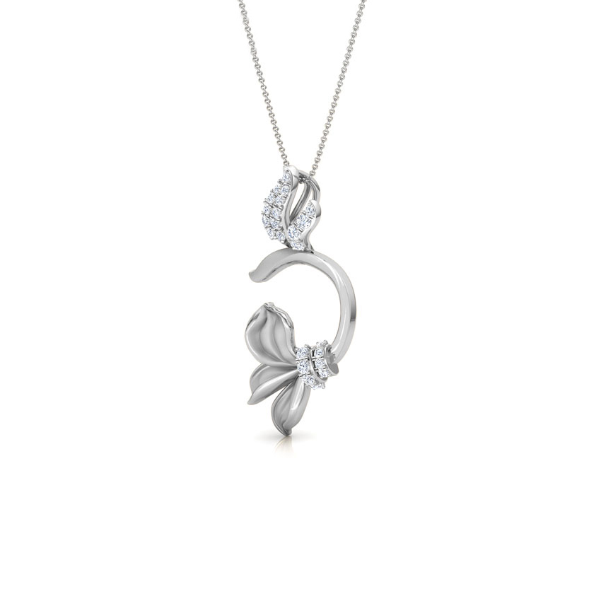 Snowdrop Floret Diamond Pendant Snowdrop Floret Diamond Pendant