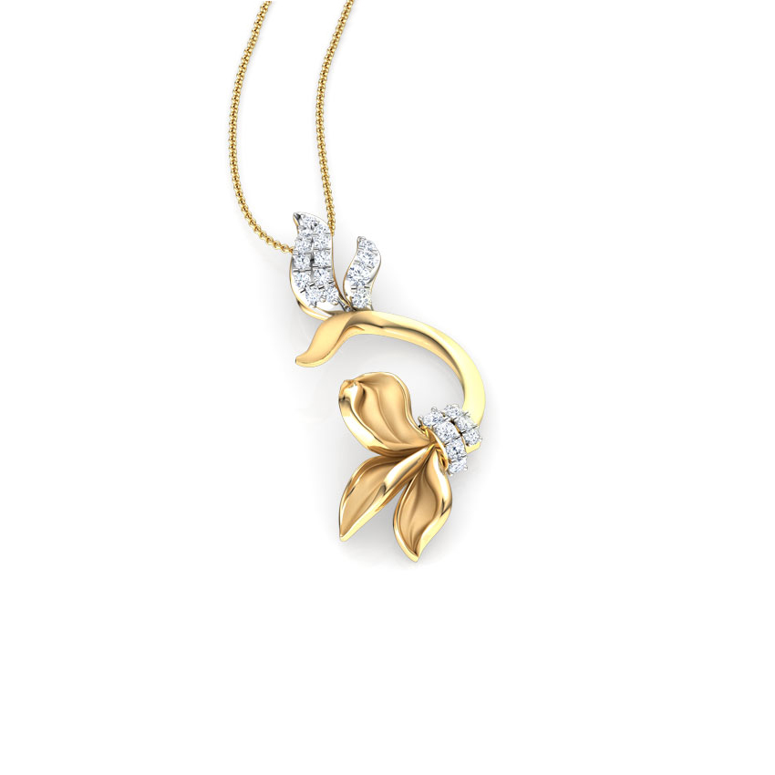 Snowdrop Floret Diamond Pendant