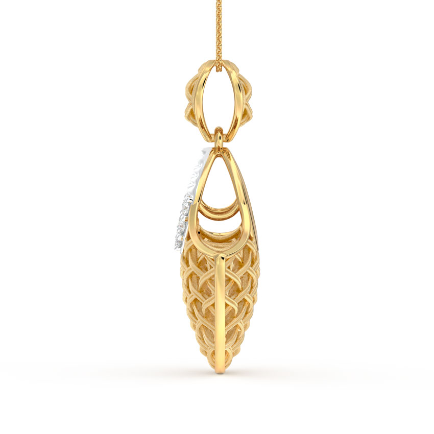 Flare Interlaced Diamond Pendant Flare Interlaced Diamond Pendant