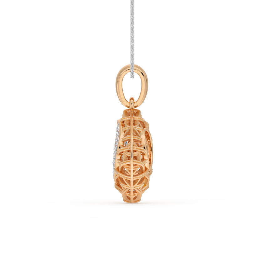 Modish Interlaced Diamond Pendant Modish Interlaced Diamond Pendant