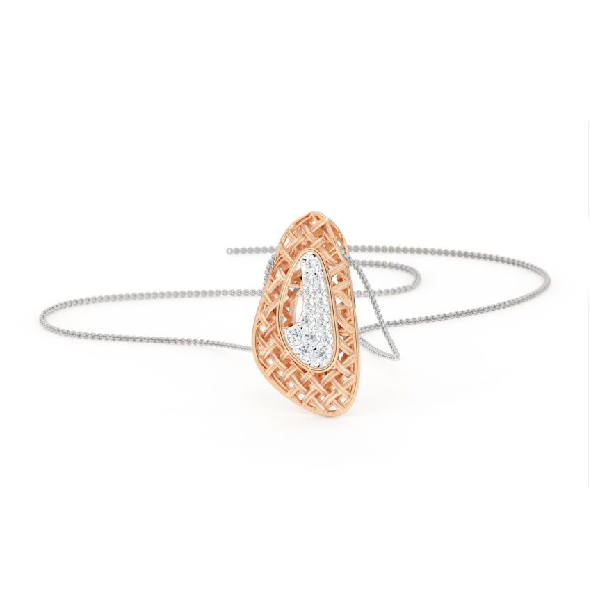 Asymmetric Twill Pendant