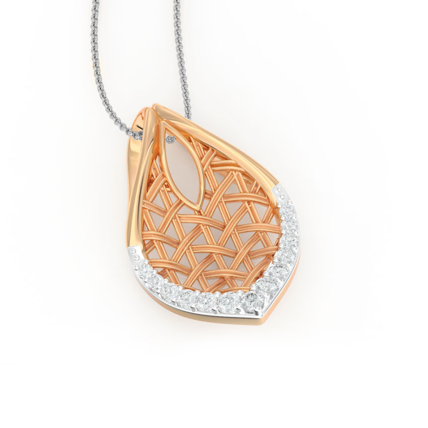 Sway Interlaced Diamond Pendant Sway Interlaced Diamond Pendant