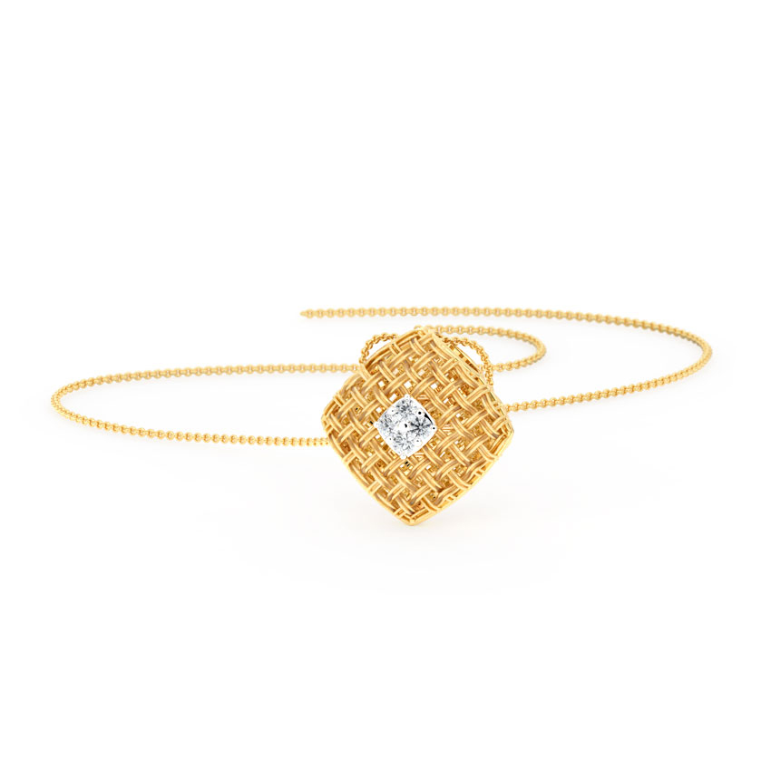 Checkered Twill Pendant
