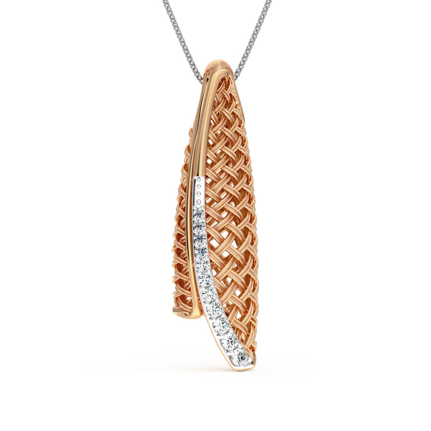 Sheathe Twill Diamond Pendant Sheathe Twill Diamond Pendant