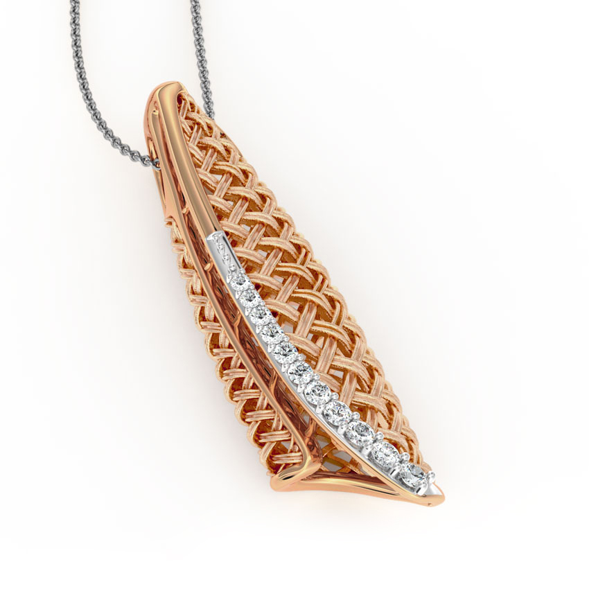Sheathe Twill Diamond Pendant Sheathe Twill Diamond Pendant