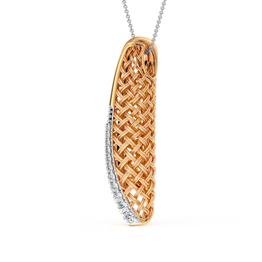 Sheathe Twill Diamond Pendant Sheathe Twill Diamond Pendant