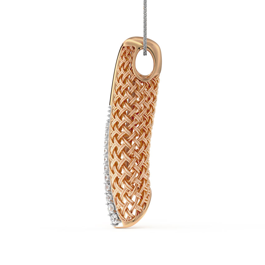Sheathe Twill Diamond Pendant Sheathe Twill Diamond Pendant