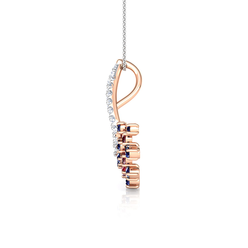 Veda Vibrant Gemstone Pendant