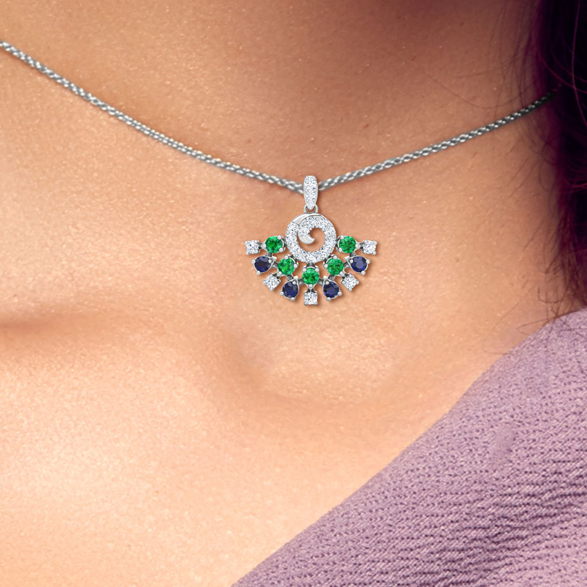 Tanya Vibrant Gemstone Pendant Tanya Vibrant Gemstone Pendant