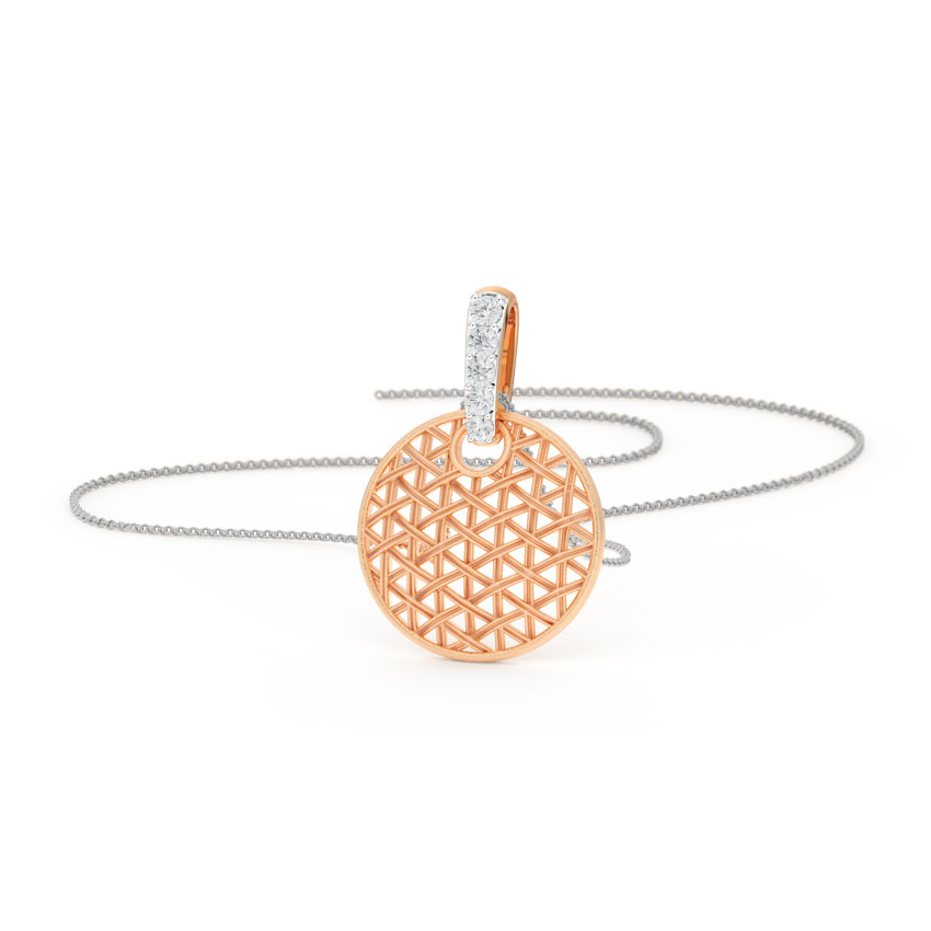 Orb Interlaced Diamond Pendant Orb Interlaced Diamond Pendant