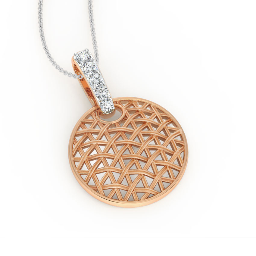 Orb Interlaced Diamond Pendant Orb Interlaced Diamond Pendant
