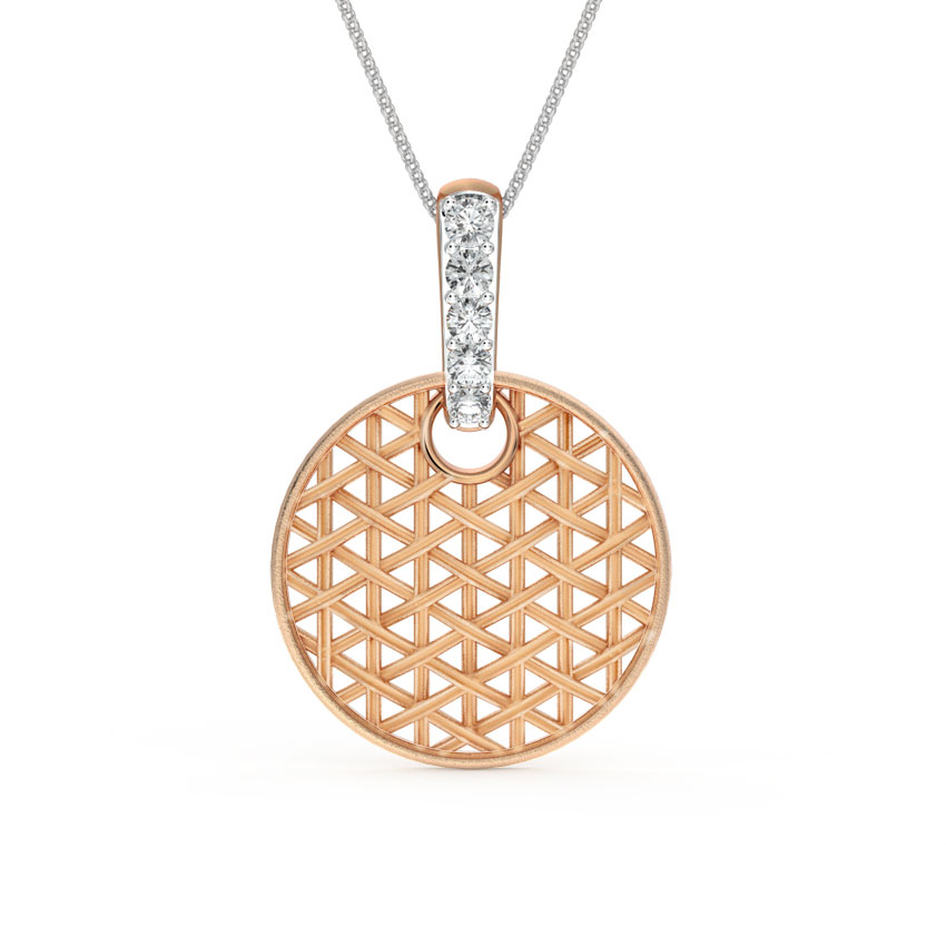 Orb Interlaced Diamond Pendant Orb Interlaced Diamond Pendant