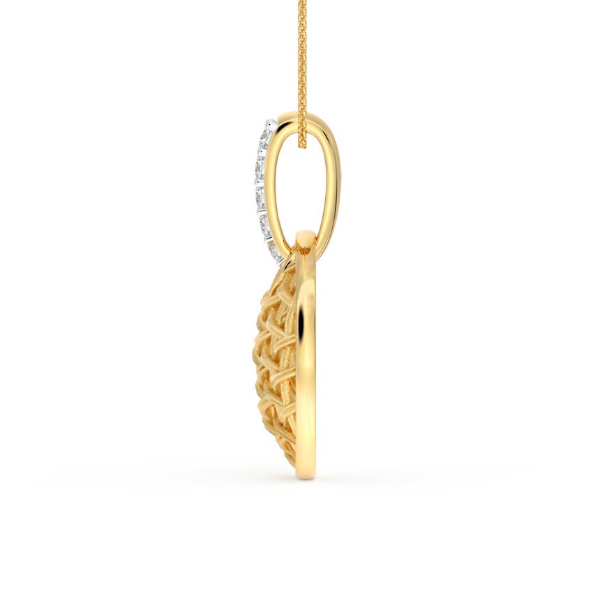 Orb Interlaced Diamond Pendant Orb Interlaced Diamond Pendant
