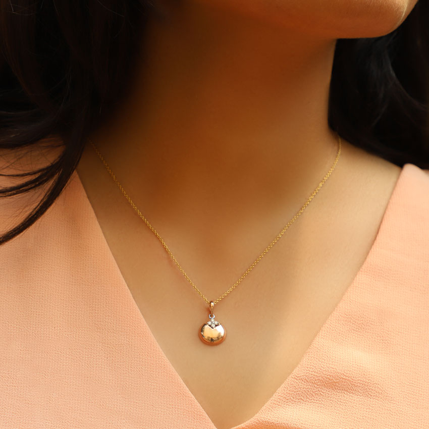 Aakriti Dome Diamond Pendant Aakriti Dome Diamond Pendant