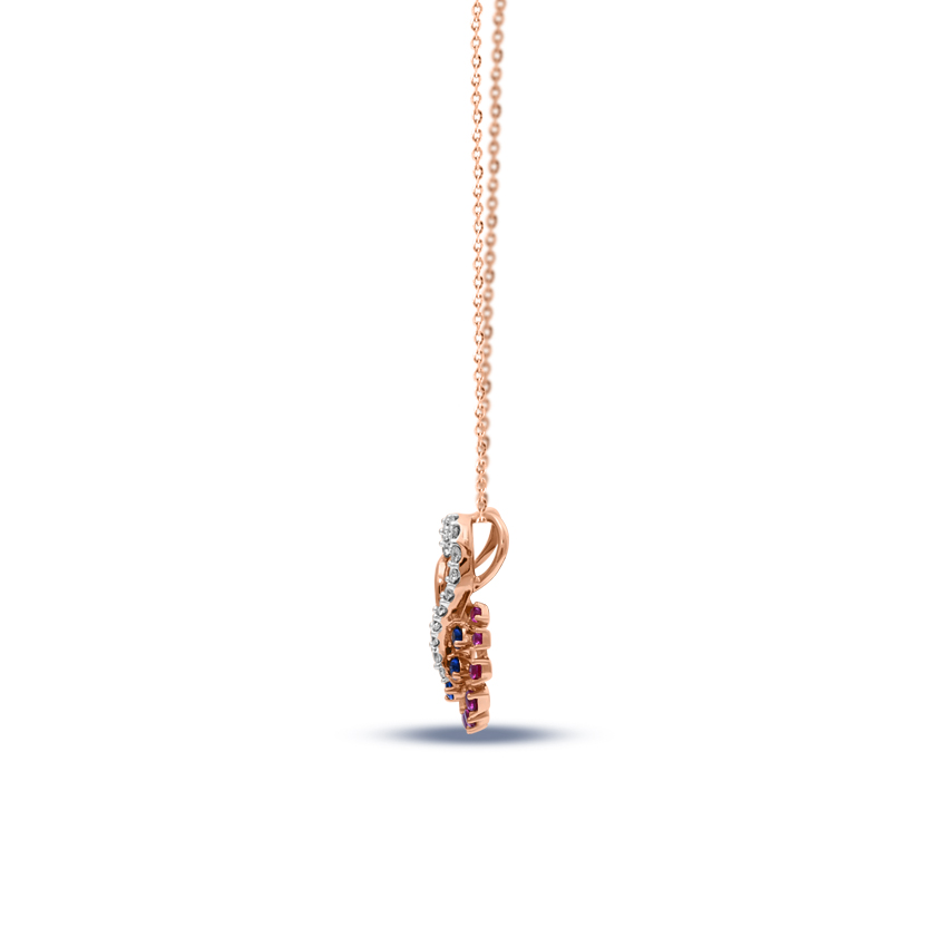 Mishti Vibrant Gemstone Pendant