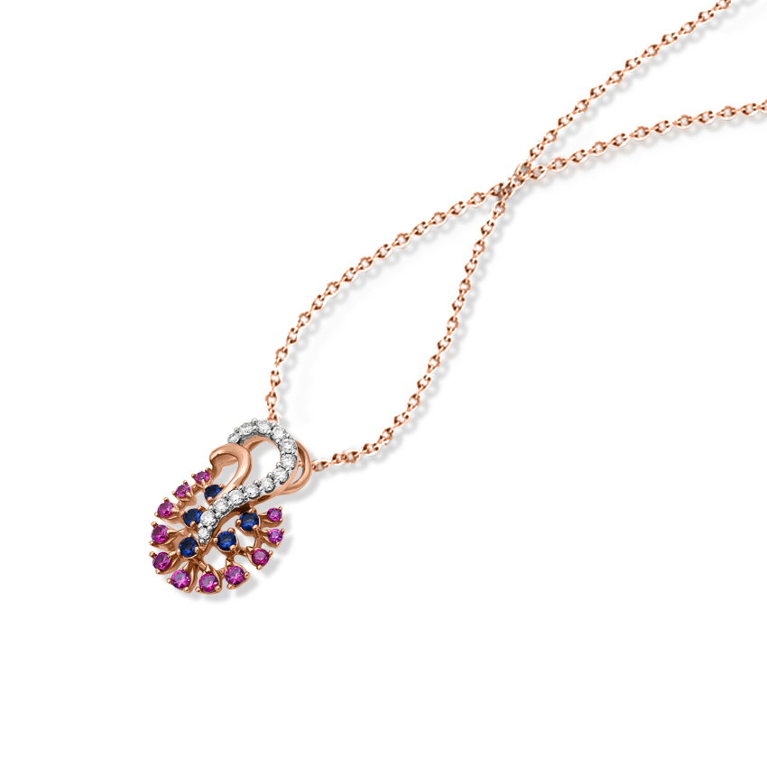 Mishti Vibrant Gemstone Pendant