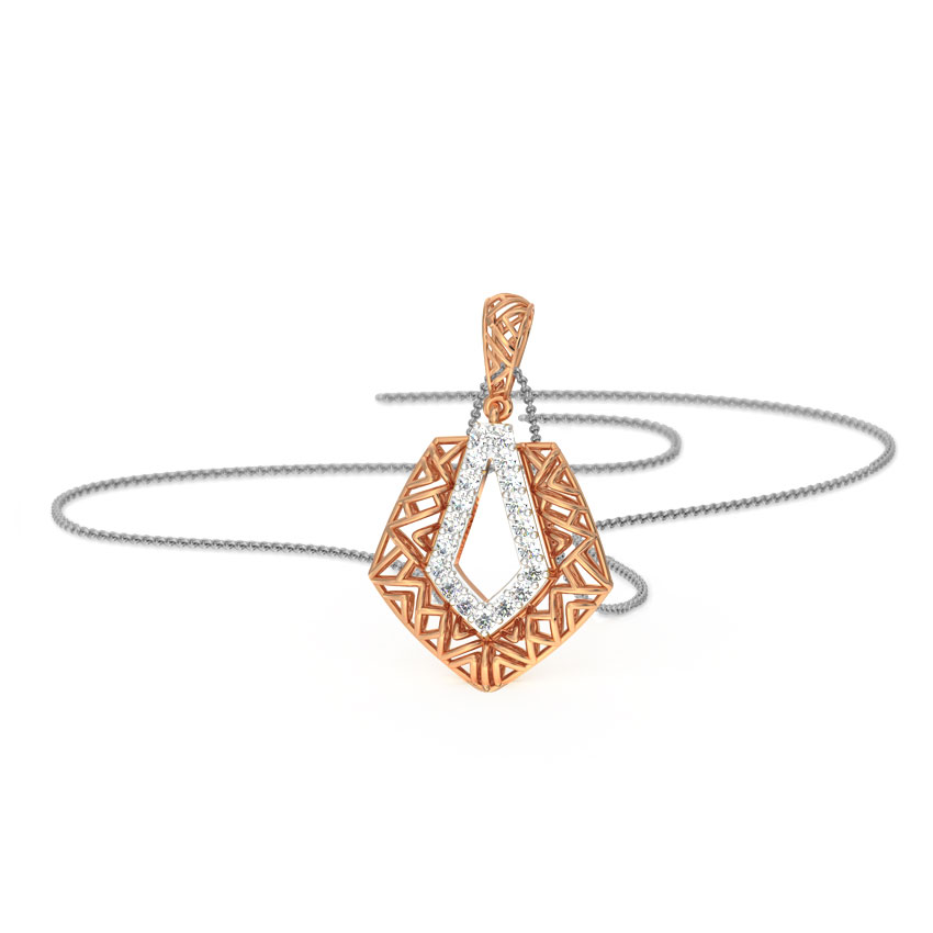 Aztec Mesh Diamond Pendant Aztec Mesh Diamond Pendant