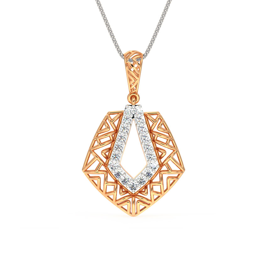 Aztec Mesh Diamond Pendant Aztec Mesh Diamond Pendant