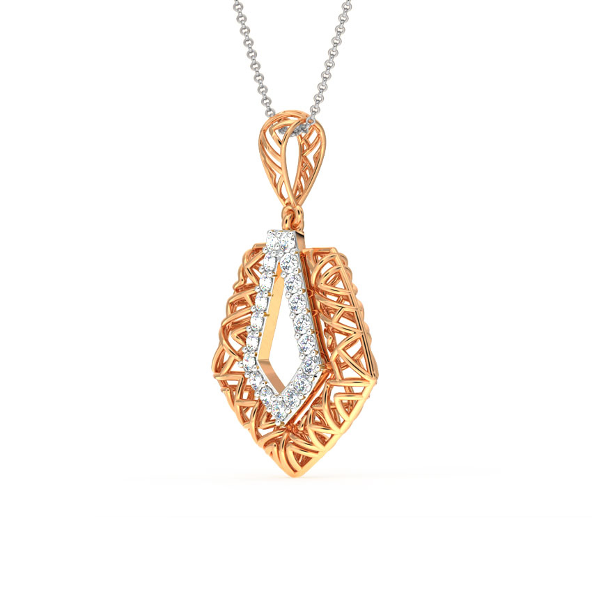 Aztec Mesh Diamond Pendant Aztec Mesh Diamond Pendant