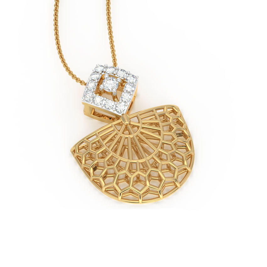 Flare Mesh Diamond Pendant Flare Mesh Diamond Pendant