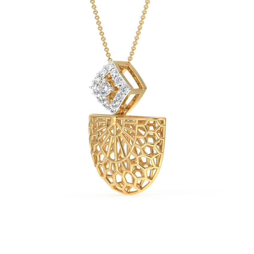Flare Mesh Diamond Pendant Flare Mesh Diamond Pendant