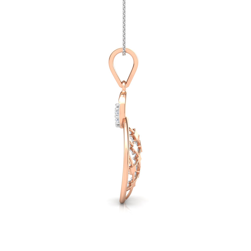 Lattice Diamond Pendant