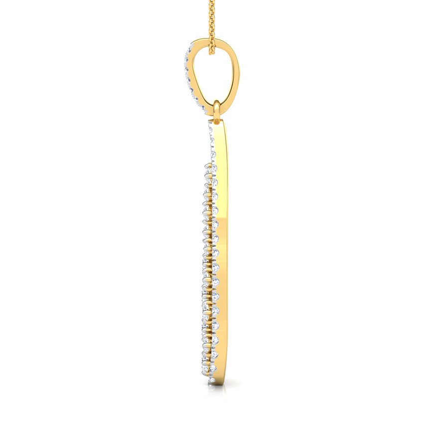 Pear Lattice Diamond Pendant Pear Lattice Diamond Pendant