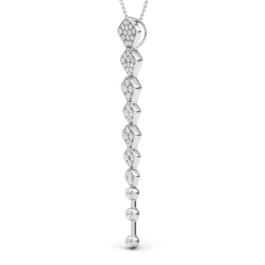 Marquise Journey Diamond Pendant