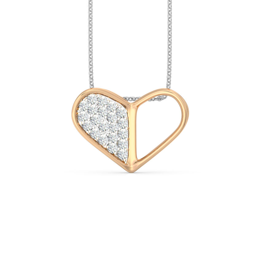 Flutter Diamond Heart Pendant Flutter Diamond Heart Pendant