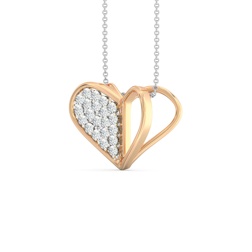 Flutter Diamond Heart Pendant Flutter Diamond Heart Pendant