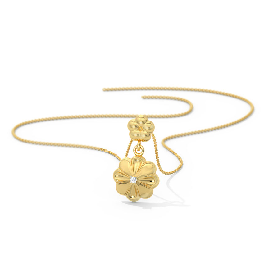 Bloom Sparkle Diamond Pendant