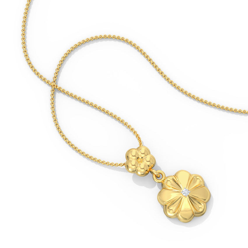 Bloom Sparkle Diamond Pendant