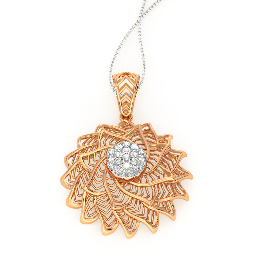 Aloe Fractal Diamond Pendant Aloe Fractal Diamond Pendant