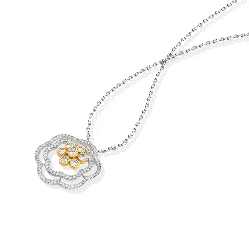 Dramatic Bloom Diamond Pendant Dramatic Bloom Diamond Pendant