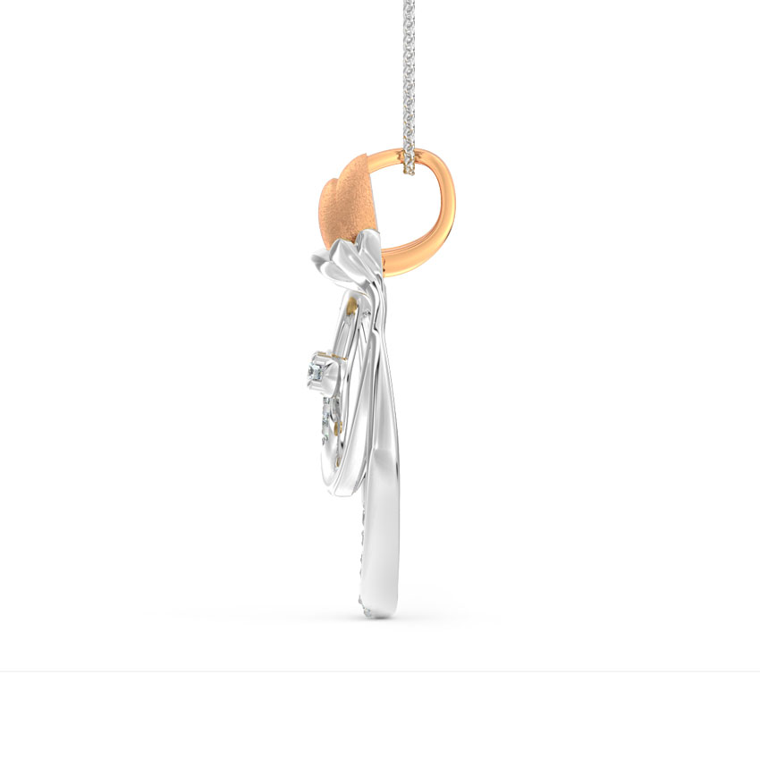 Swirl Tulip Diamond Pendant Swirl Tulip Diamond Pendant