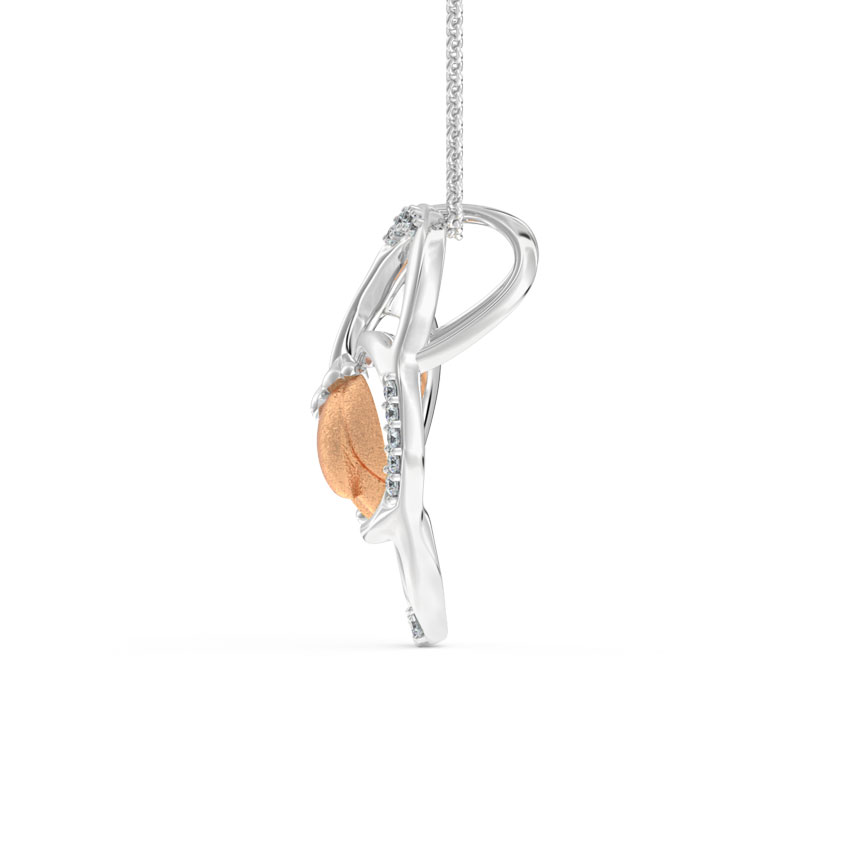 Enclosed Tulip Diamond Pendant Enclosed Tulip Diamond Pendant