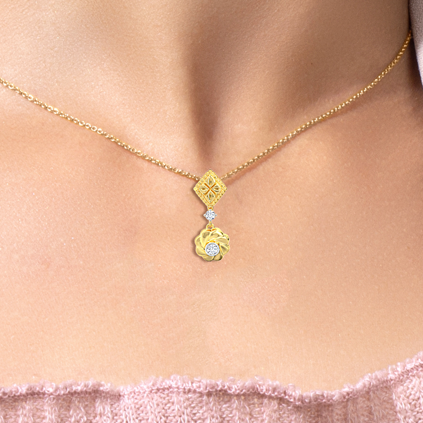 Lekha Bloom Diamond Pendant