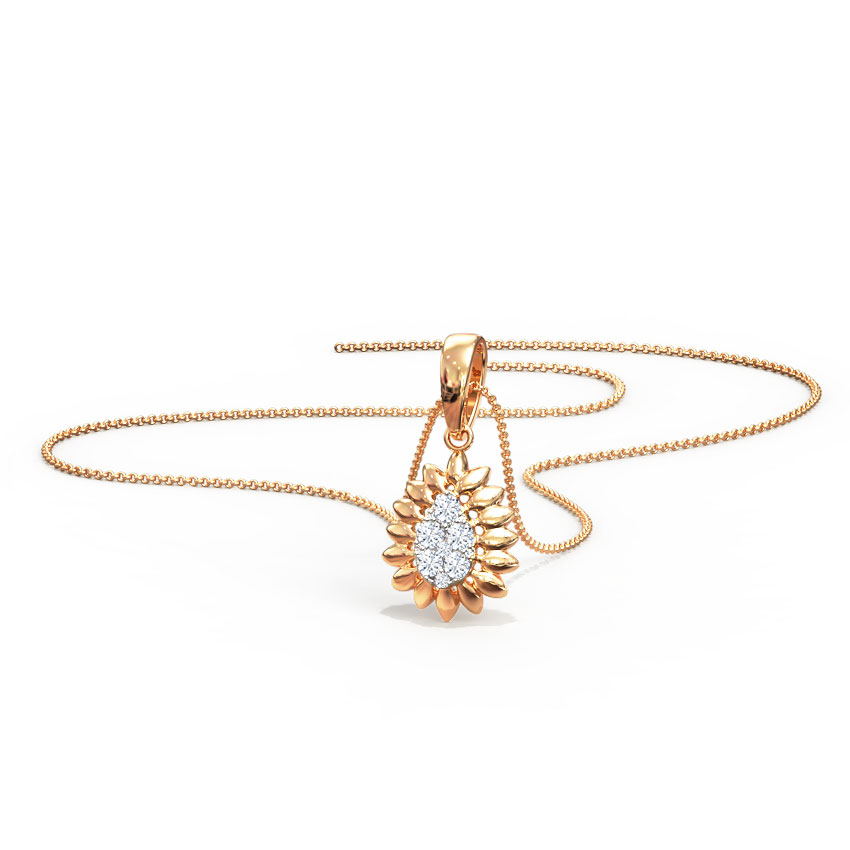 Sunrays Cluster Diamond Pendant Sunrays Cluster Diamond Pendant
