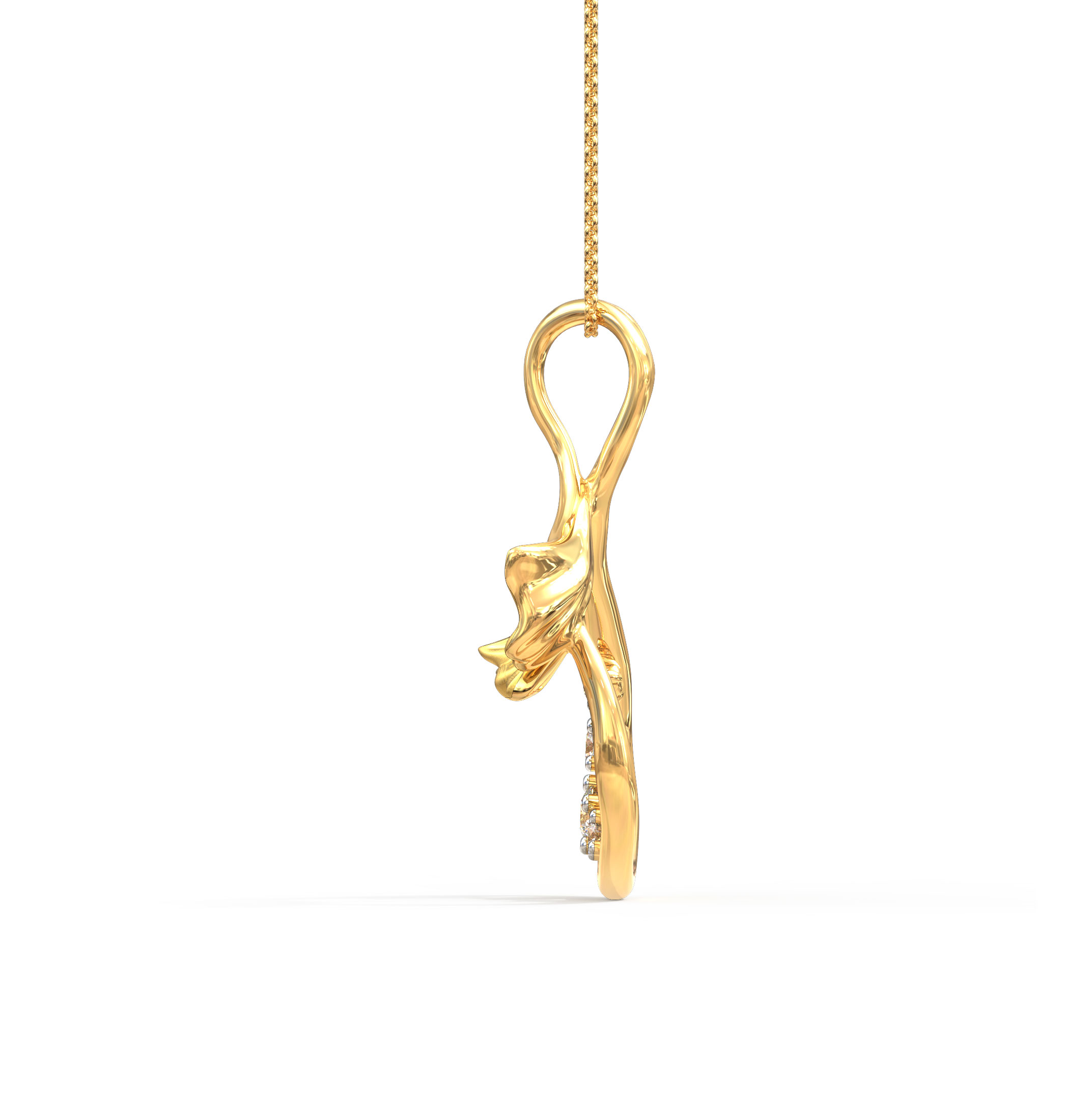 Lovely Ginkgo Diamond Pendant Lovely Ginkgo Diamond Pendant