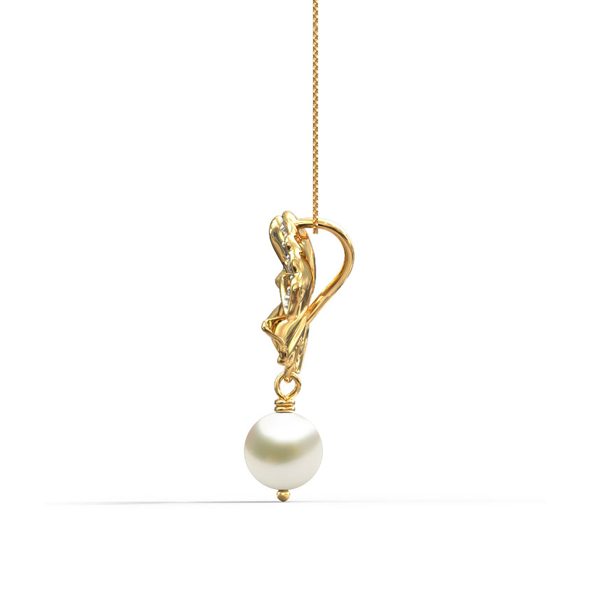 Exquisite Ginkgo Pearl Pendant Exquisite Ginkgo Pearl Pendant